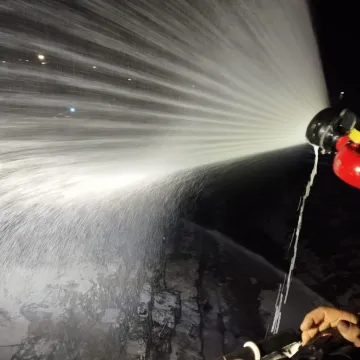 200 m² składowiska odpadów objęte pożarem w Płoszowie