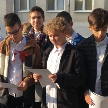 Odsłonięcie tablicy Stanisława Niemca