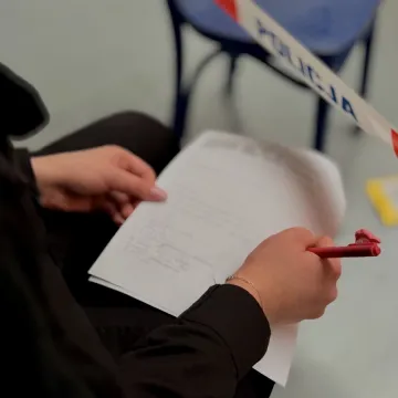 Uczniowie wcielili się w rolę policjantów