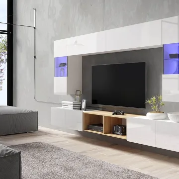 Meblościanka CALABRIA w kilku odsłonach