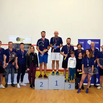 Tomasz Kowalski mistrzem Powiatu Radomszczańskiego w Squashu