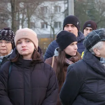 Radomsko: Wiec solidarności z Ukrainą
