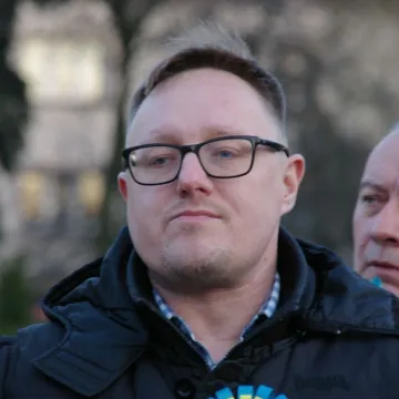 Radomsko: Wiec solidarności z Ukrainą