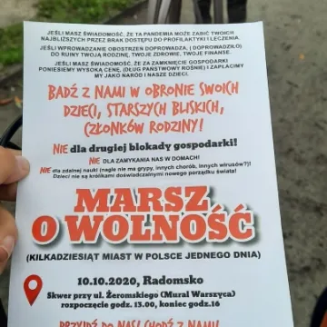 Marsz o wolność w Radomsku
