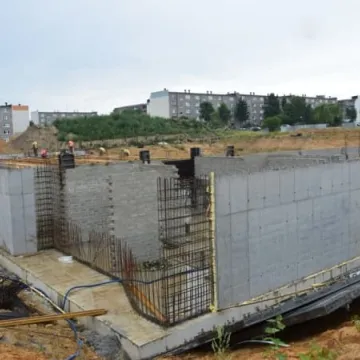 Zdjęcia z budowy basenu w Radomsku