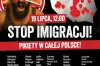 Pikieta antyimigracyjna 19 lipca na placu 3 Maja w Radomsku