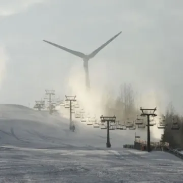 Góra Kamieńsk czeka na śnieg