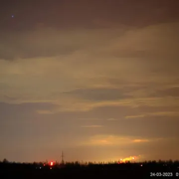 Zorza polarna uchwycona w okolicach Radomska