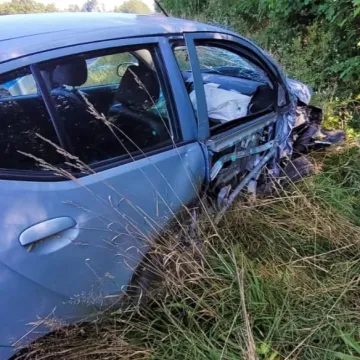 Wypadek w gm. Gidle. Jedna osoba trafiła do szpitala