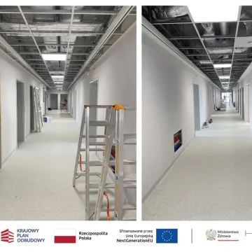 Nowy oddział coraz bliżej otwarcia. Trwają intensywne prace przy szpitalu