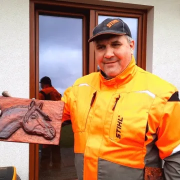 Rzeźby piłą wyczarowane