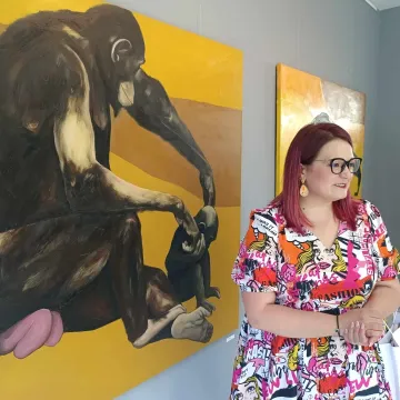 MDK Radomsko: Wernisaż wystawy malarstwa Niki Kuliś