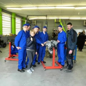 Uczniowie z „Mechanika“ na praktykach w Niemczech 