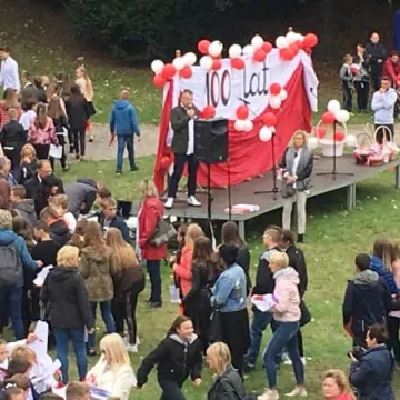 Patriotycznie w parku Solidarności