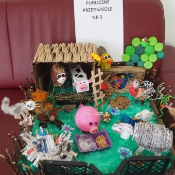 Dzieci z PP nr 3 w Radomsku wykonały najlepszą Eko-Zagrodę