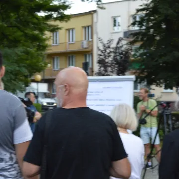 W obronie niezależnych mediów. Protest w Radomsku