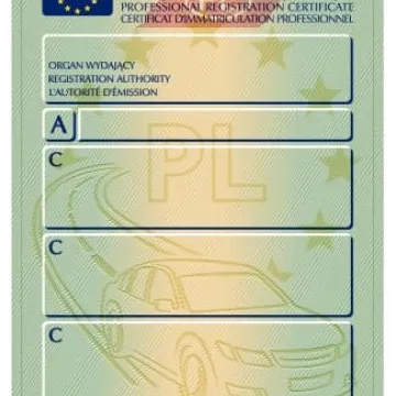 Od 11 lipca nowe tablice rejestracyjne 