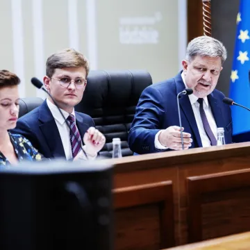 Magdalena Spólnicka i Konrad Zyberyng już po ślubowaniu