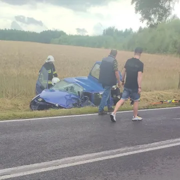 [AKTUALIZACJA] Dwie osoby ranne w wypadku w gminie Masłowice