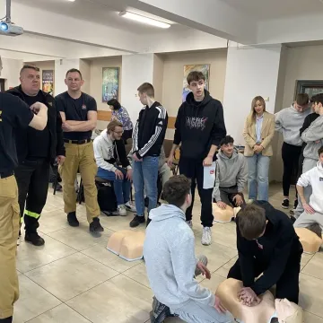 Uczyli się pierwszej pomocy. Tydzień Profilaktyki w „Mechaniku”