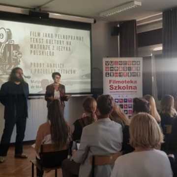 Warsztaty filmowe dla maturzystów w I LO w Radomsku