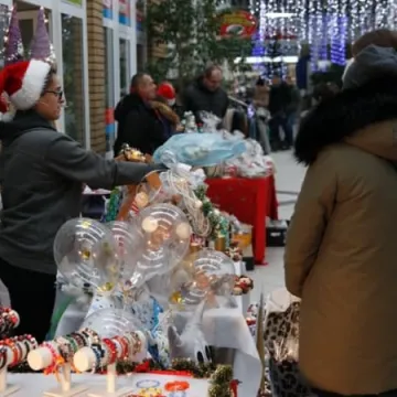 Targi rękodzieła z Mikołajem