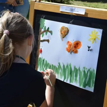 Wiosenne malowanie w PP 9 w Radomsku