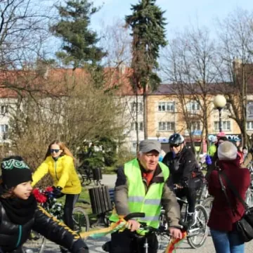 Powitali wiosnę na rowerach 