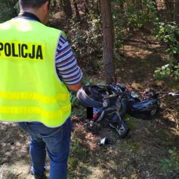 Zderzenie motocykli z osobówką na drodze Karsy - Rędziny
