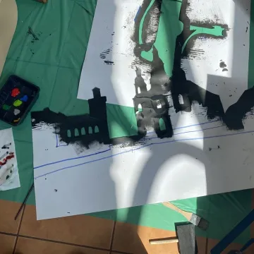 Radomszczańskie pejzaże oczami dzieci. Warsztaty prof. Wiatra w Muzeum w Radomsku