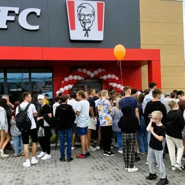 Tłumy na otwarciu KFC w Radomsku