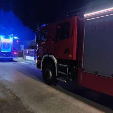Pożar sadzy w przewodzie kominowym  w Kolonii Krępa