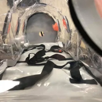 Komora izolacyjna w szpitalu w Radomsku