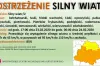Pogodowy alert 2. stopnia dla Radomska i powiatu: silny wiatr