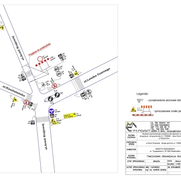 Od piątku będą utrudnienia na ul. Armii Krajowej w Radomsku
