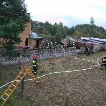 Pożar budynku w Klizinie