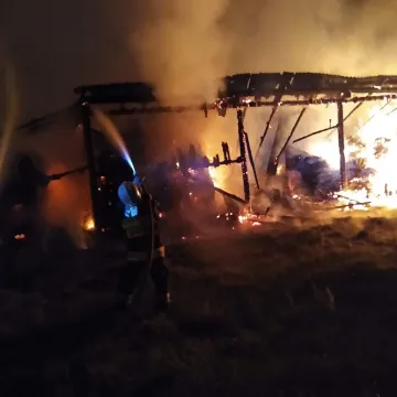 W Włynicach spłonęła stodoła