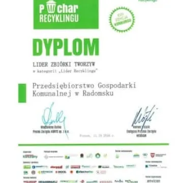 Puchar Recyklingu dla PGK 