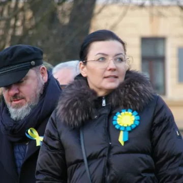 Radomsko: Wiec solidarności z Ukrainą