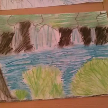 Plener malarski młodych artystów z Przedborza