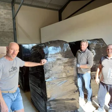 Do Radomska dotarły z Francji dary dla uchodźców