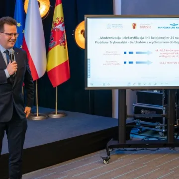 Będzie odbudowa linii kolejowej Piotrków Tryb. - Bełchatów