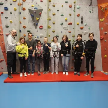 Nauka fotografii na ściance wspinaczkowej