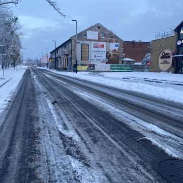 Śnieg w Radomsku – początek zimy na ulicach