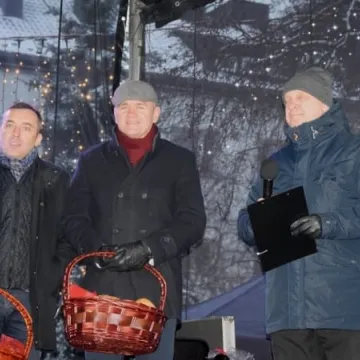 Miejska Wigilia na placu 3 Maja w Radomsku