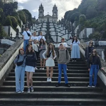 Zakończenie stażu uczniów ZSE z certyfikatami