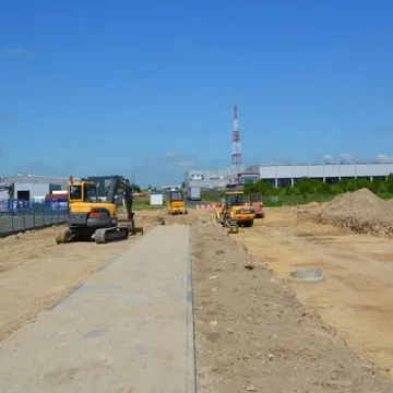 Ulica Stolarzy w Radomsku w rozbudowie