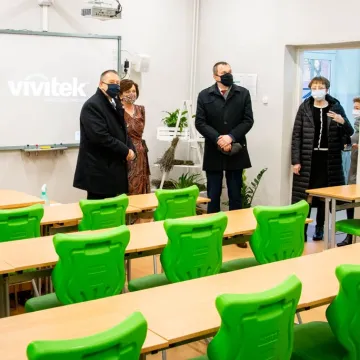 Łódzki Kurator Oświaty z wizytą w Bełchatowie