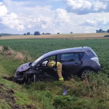 Wypadek drogowy w gminie Kodrąb