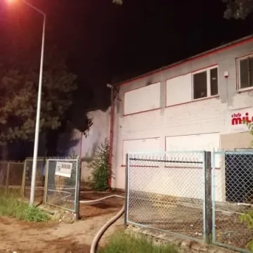 Pożar budynku OSP w Kamieńsku